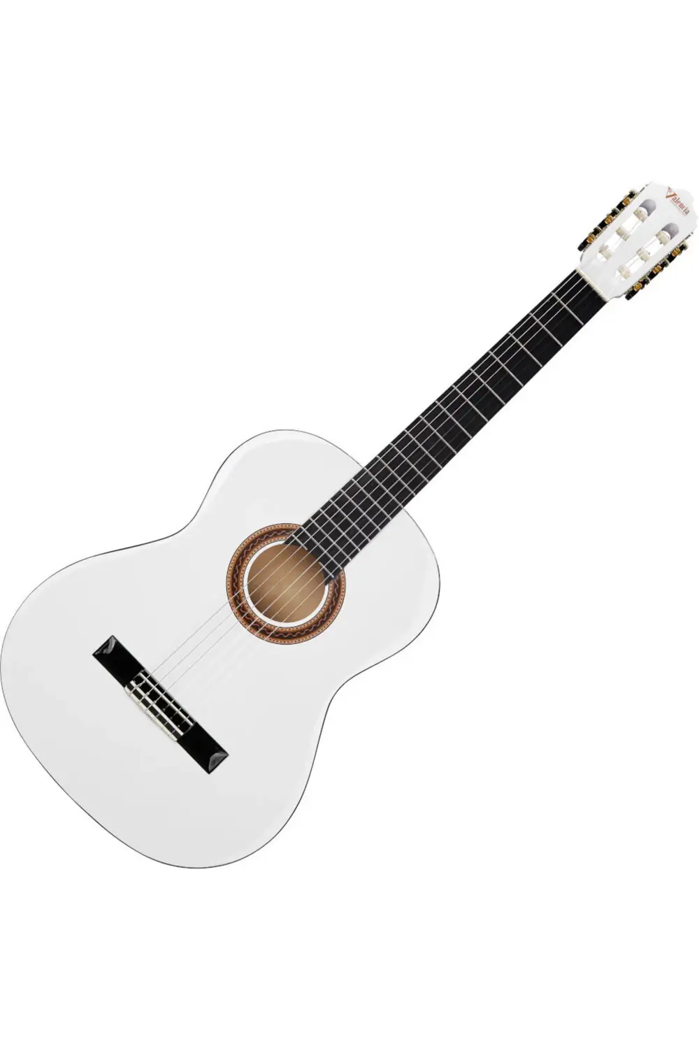 VC104TWT KLASİK GİTAR 4/4 BEYAZ SAP ÇELİKLİ + KILIF + PENA