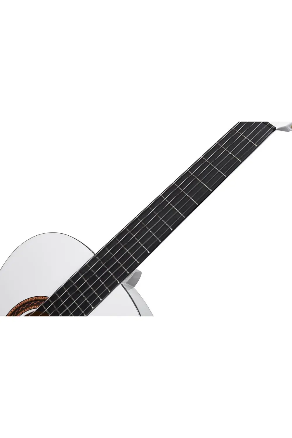 VC104TWT KLASİK GİTAR 4/4 BEYAZ SAP ÇELİKLİ + KILIF + PENA