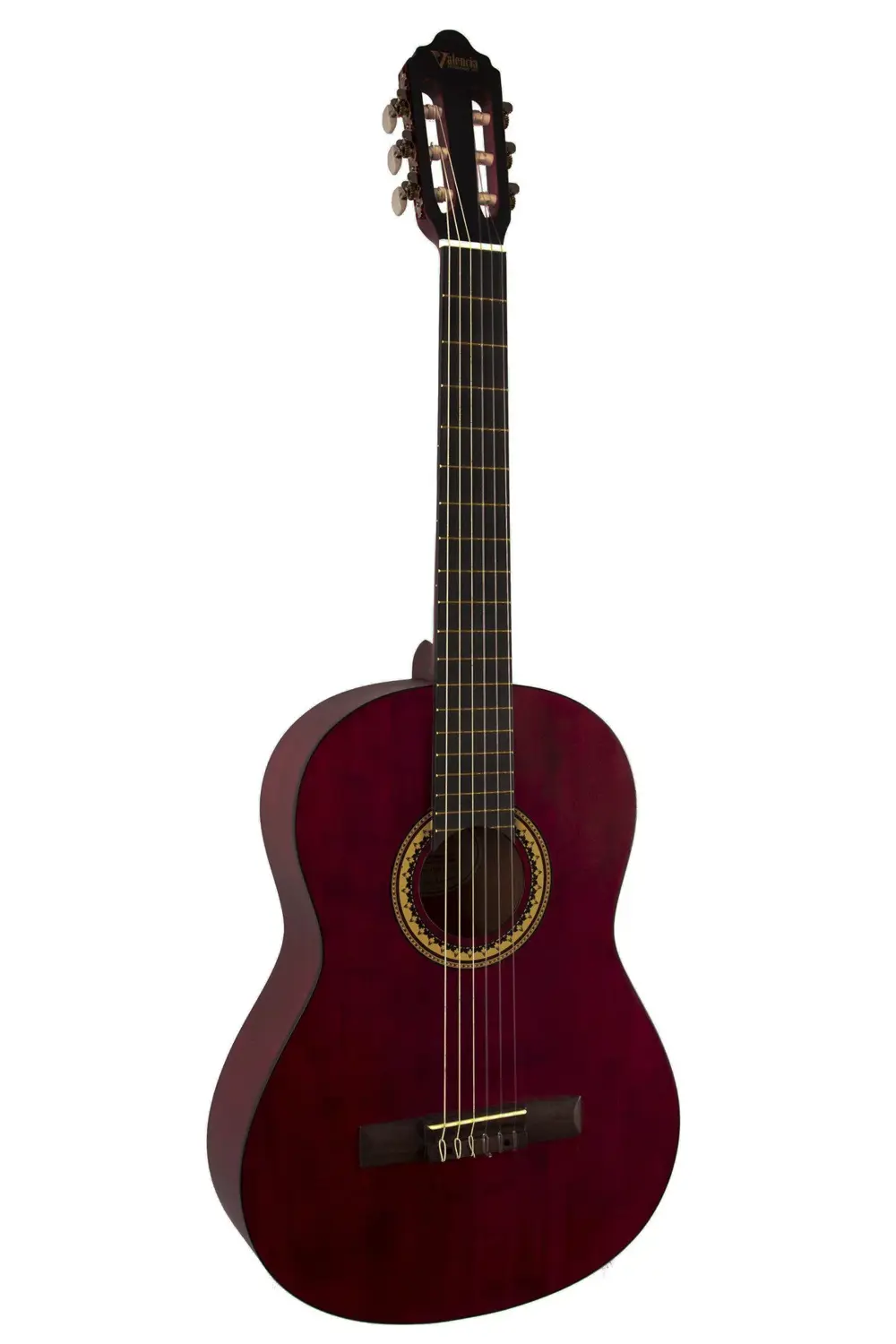 VC204TWR KLASİK GİTAR, 4/4, ŞEFFAF ŞARAP KIRMIZISI MAT