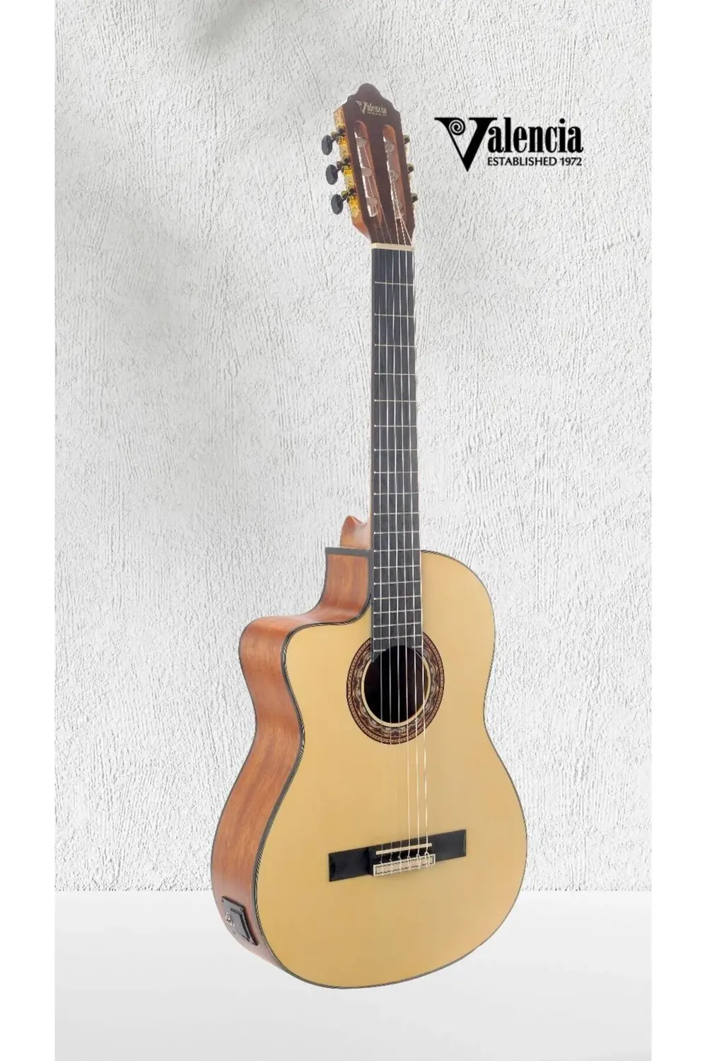 VC304CEL ELEKTRO KLASİK GİTAR SOLAK, CUTAWAY, 4/4, NATUREL