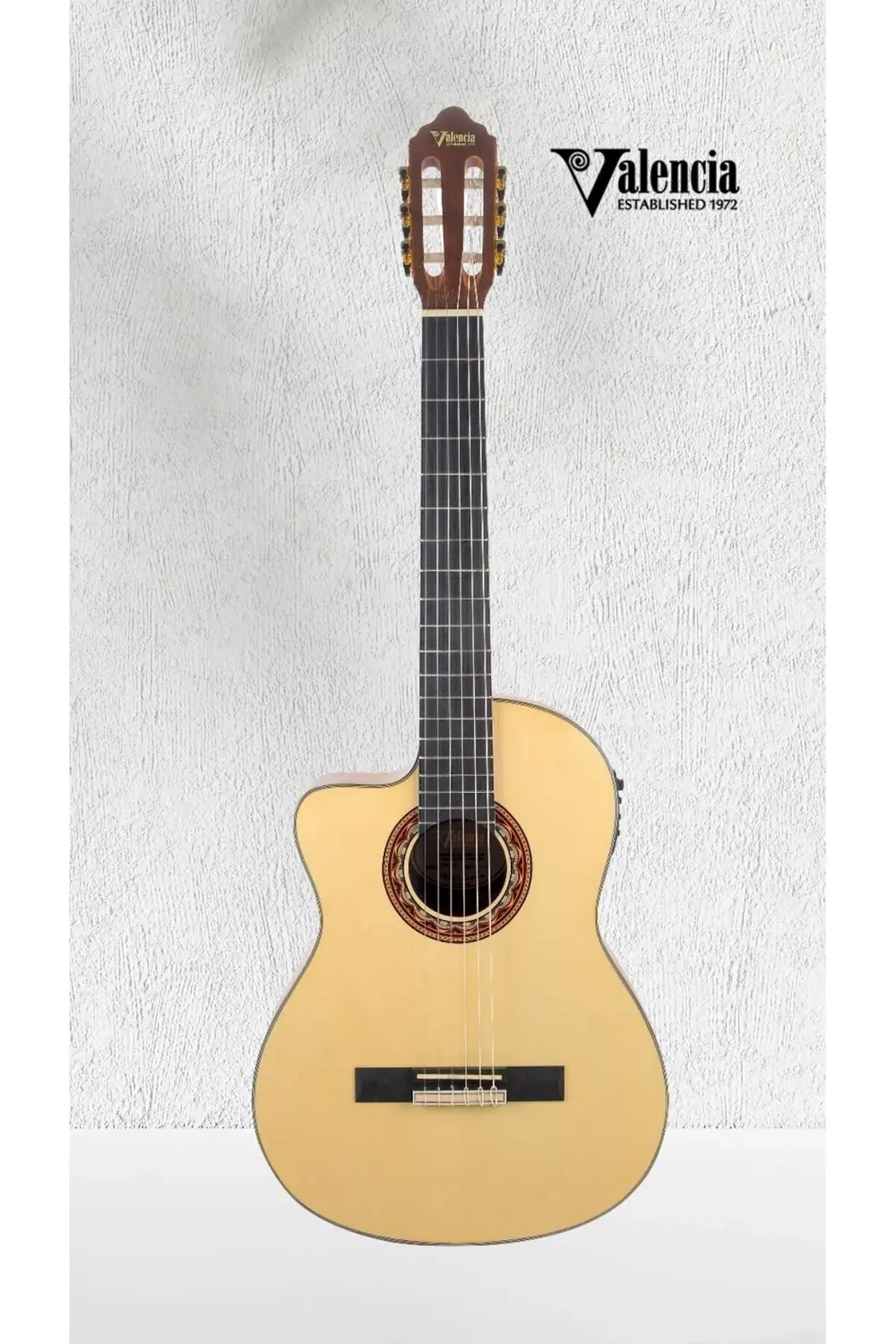 VC304CEL ELEKTRO KLASİK GİTAR SOLAK, CUTAWAY, 4/4, NATUREL