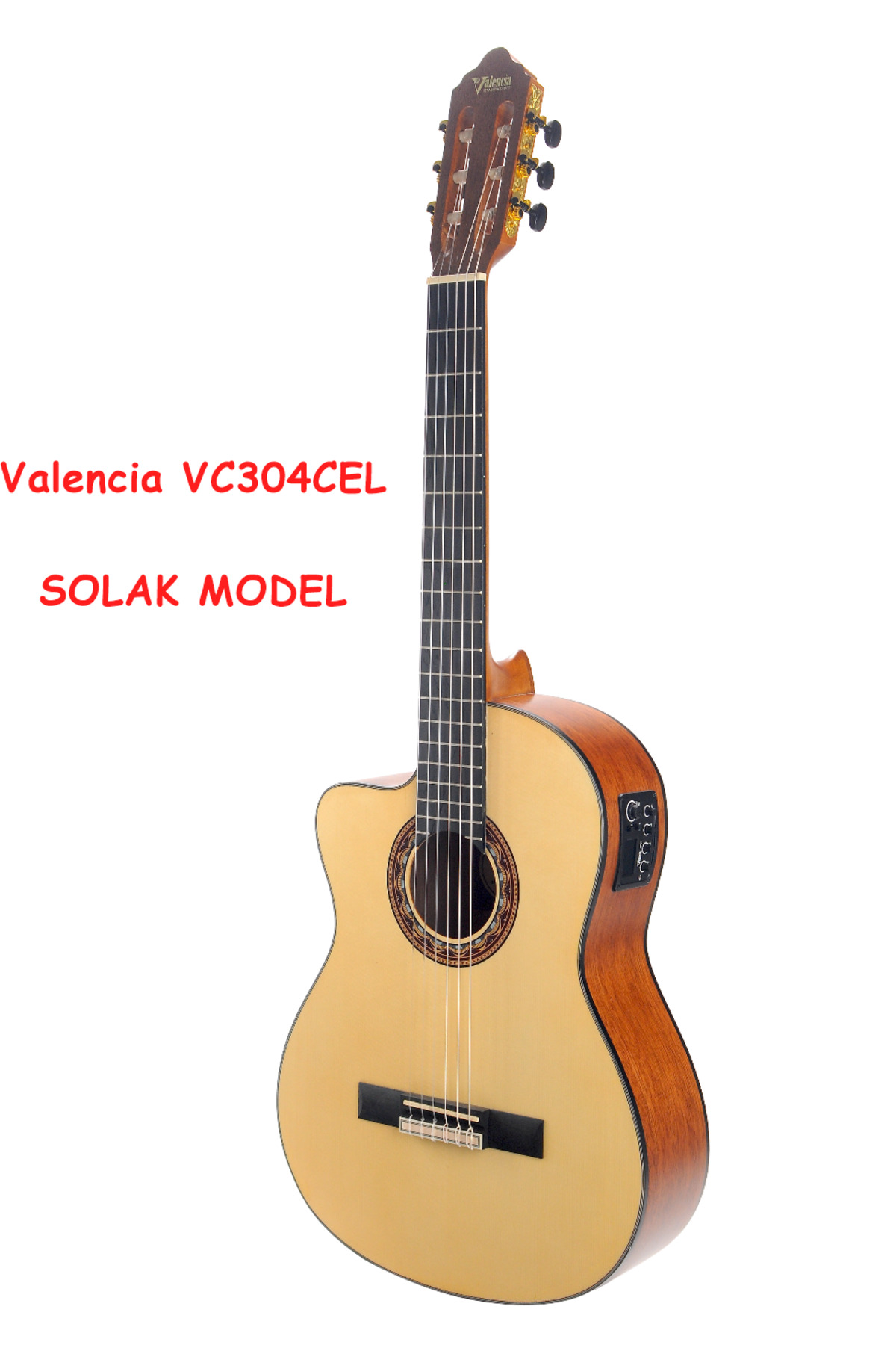 VC304CEL SOLAK ELEKTRO KLASİK GİTAR -SOLAK MODEL- KILIF+PENA VC304CEL SOLAK ELEKTRO KLASİK GİTAR -SOLAK MODEL- KILIF+PENA