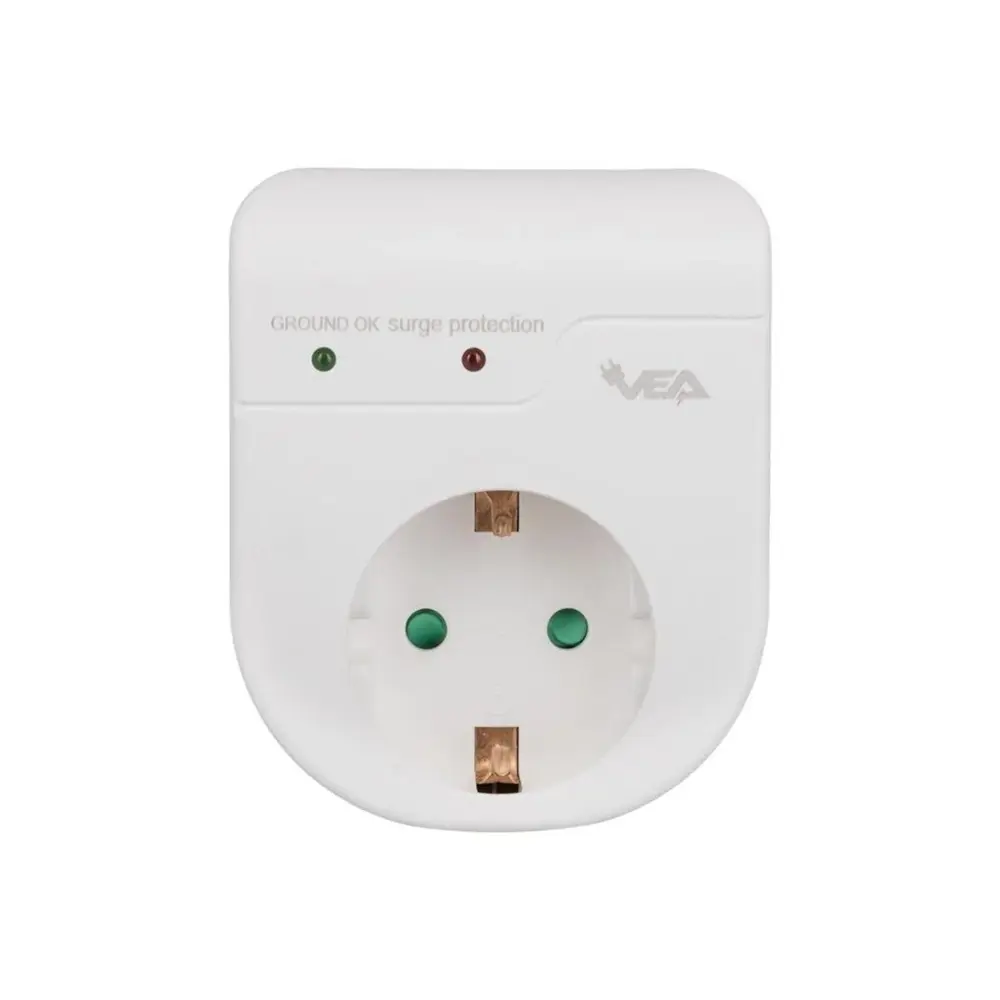 Ve-22416 16 Amper - 3500 Watt Led Göstergeli Tekli Akım Korumalı