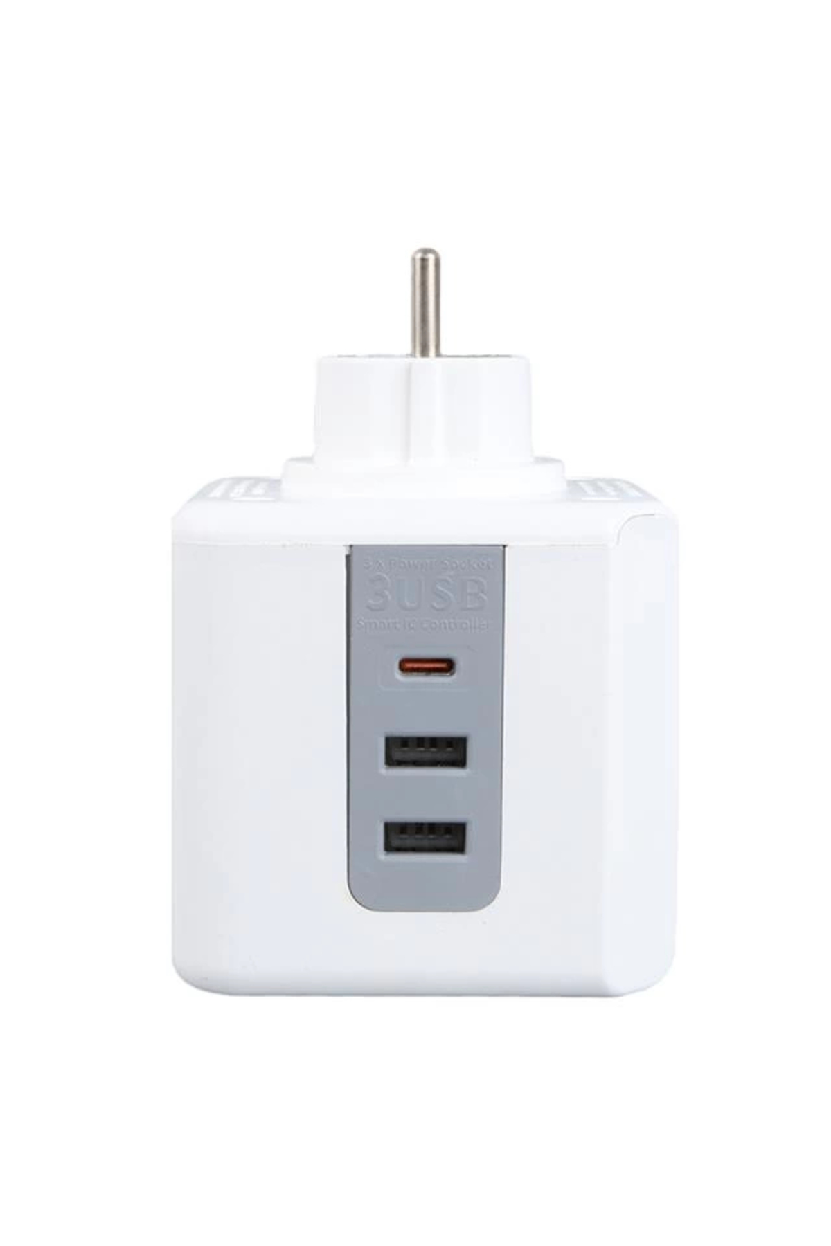 VE-23089 2x USB 1x Type-C 3'lü Çocuk Ve Termal Korumalı Grup Priz