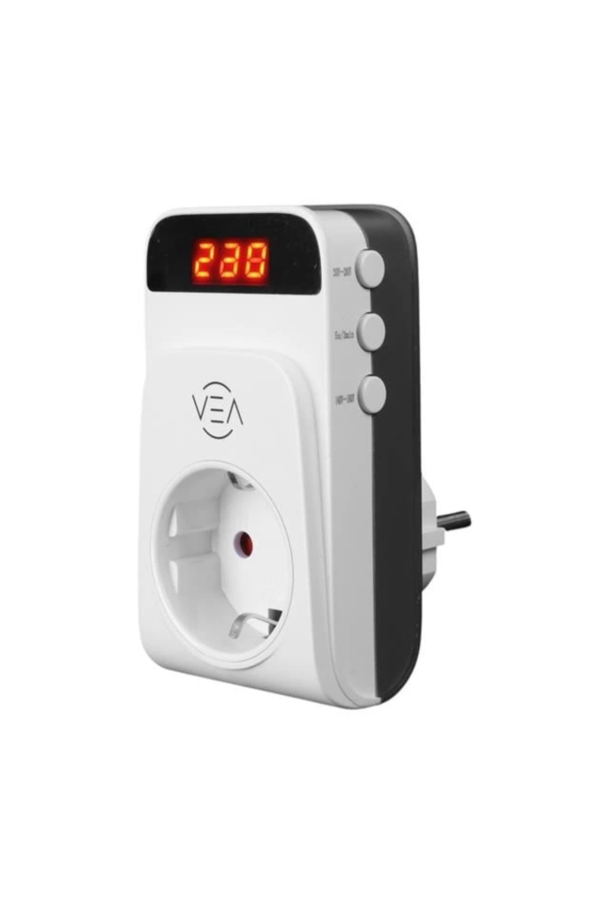 VE-25530 15A 3520W Tekli Dijital Göstergeli Akım Korumalı Priz Aş