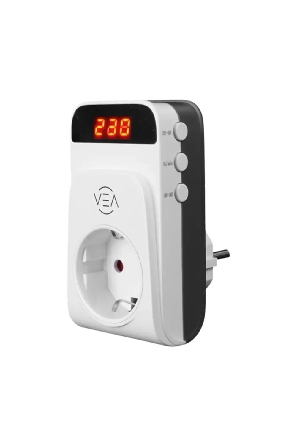 VE-25530 15A 3520W Tekli Dijital Göstergeli Akım Korumalı Priz Aş VE-25530 15A 3520W Tekli Dijital Göstergeli Akım Korumalı Priz Aş