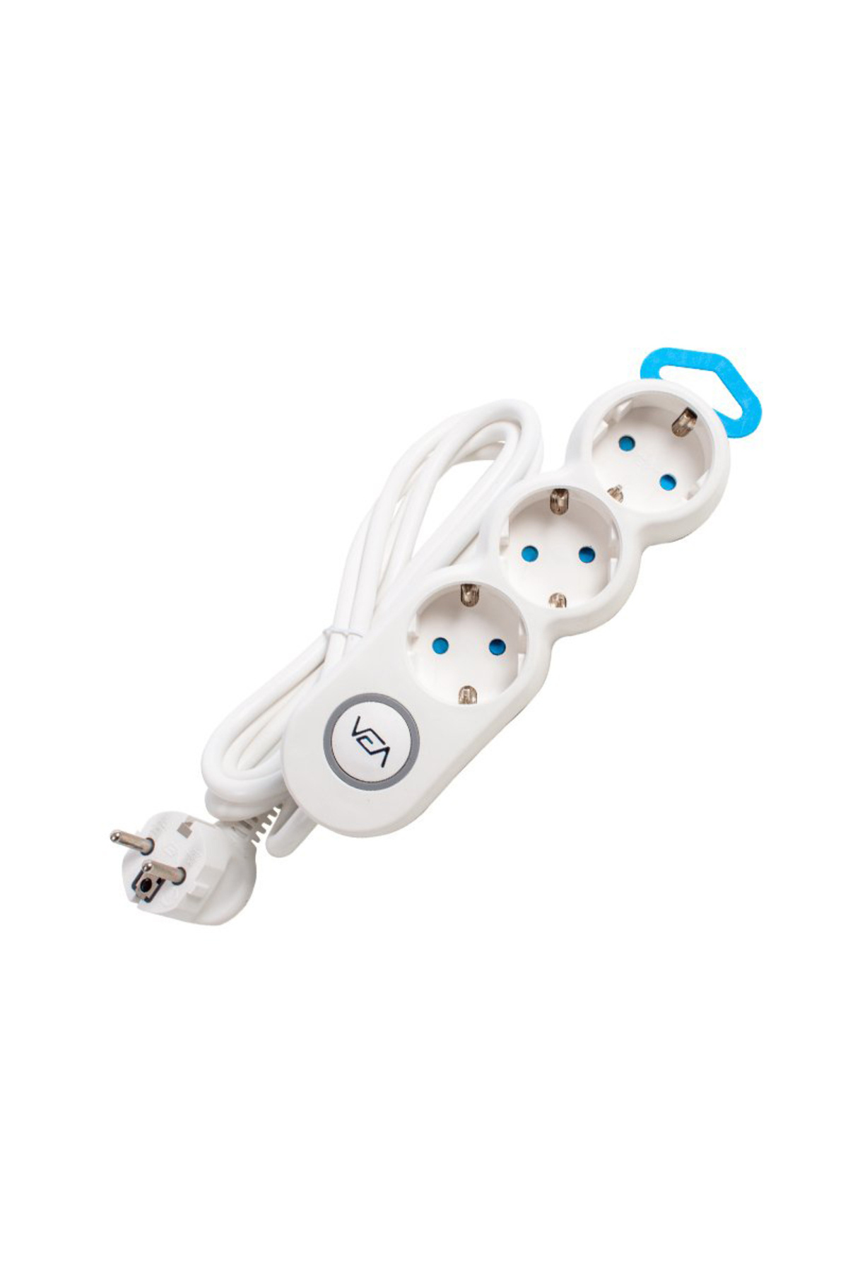 - VE-2S3S 3LÜ 2 METRE KABLOLU ANAHTARLI GRUP PRİZ