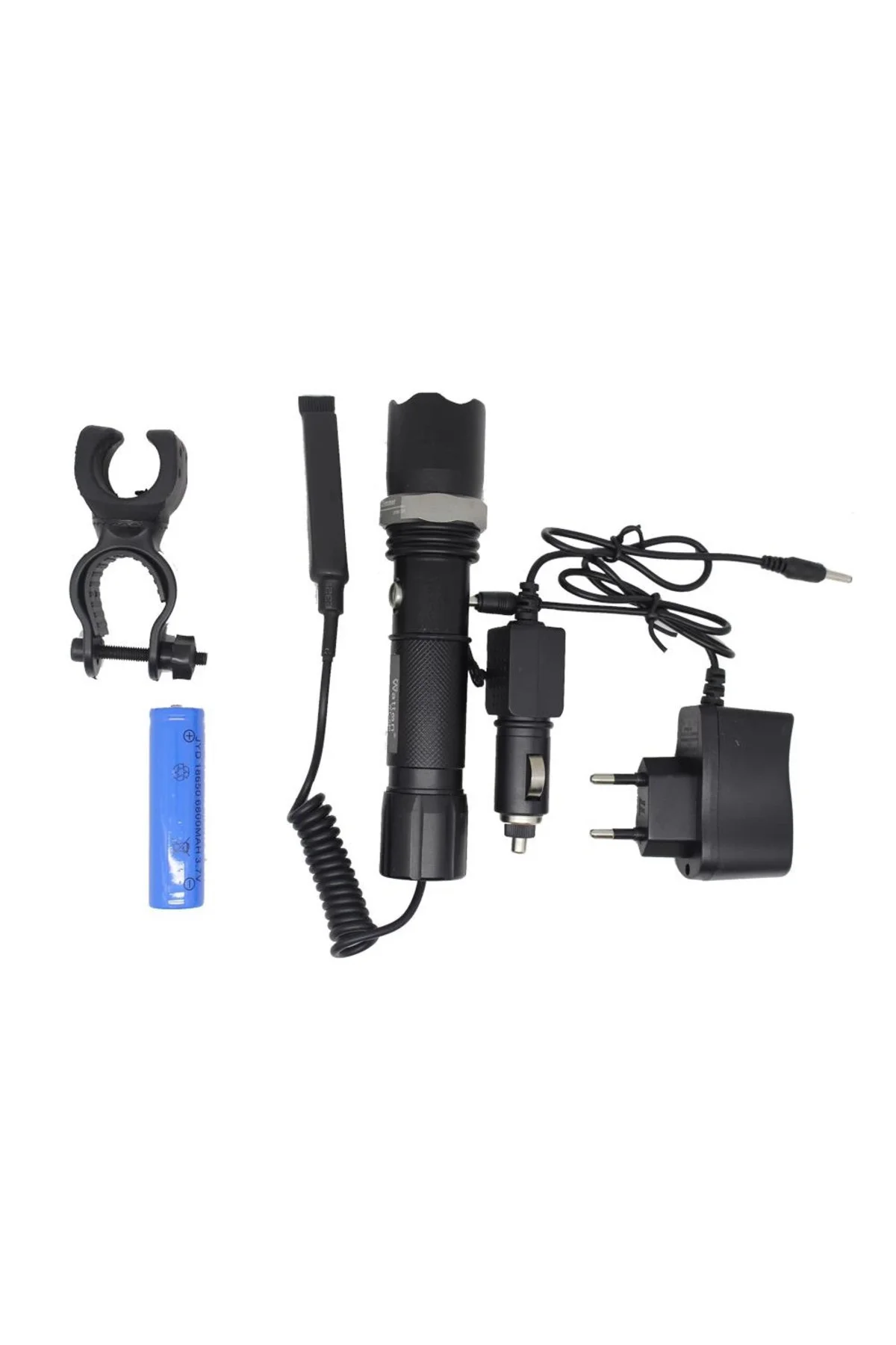 Ve Bisiklet Feneri Şarjlı Pilli Wt-040