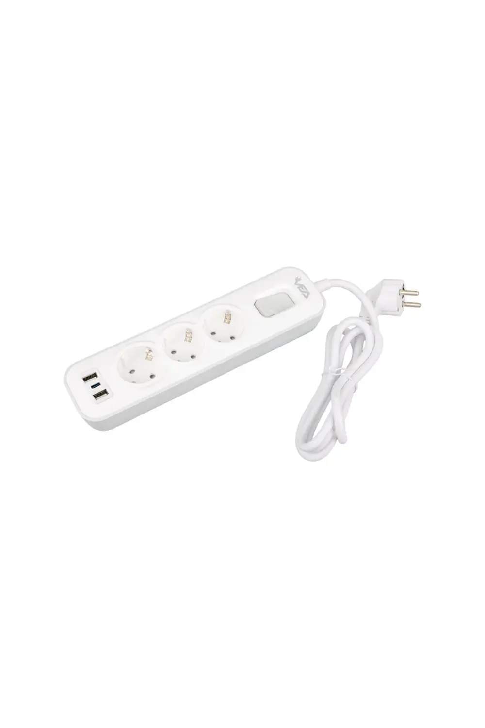 VE-NOVA103U A CLASS 3LÜ 2 USBLİ ANAHTARLI 1.5 METRE AKIM KORUMALI