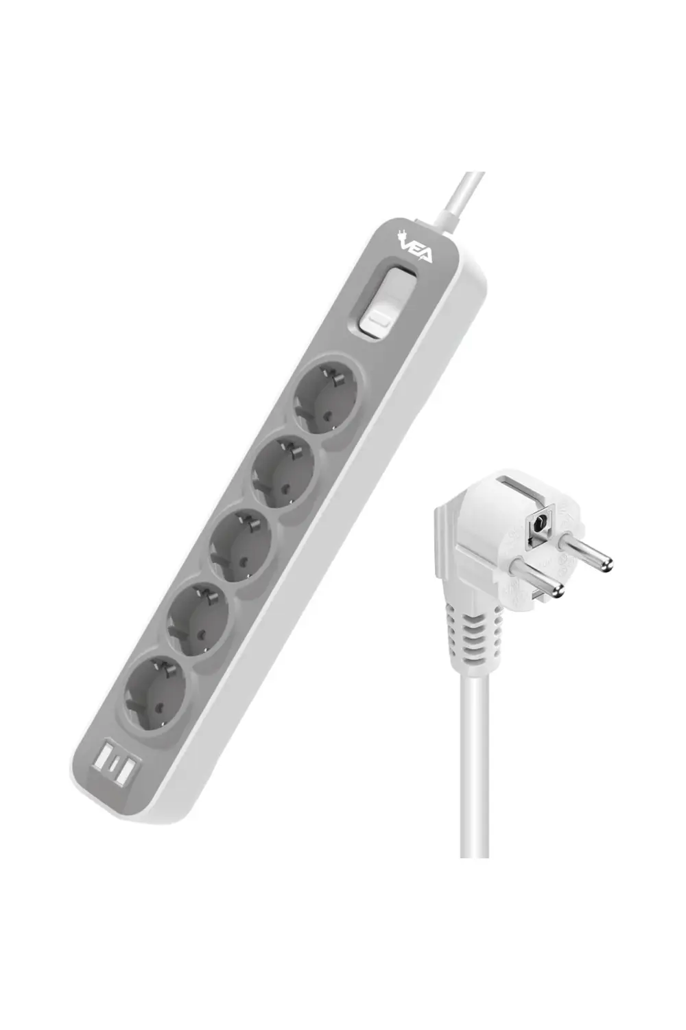 Ve-nova105 A Class 5li Anahtarlı 1.5 Metre Shopzum Akım Korumalı