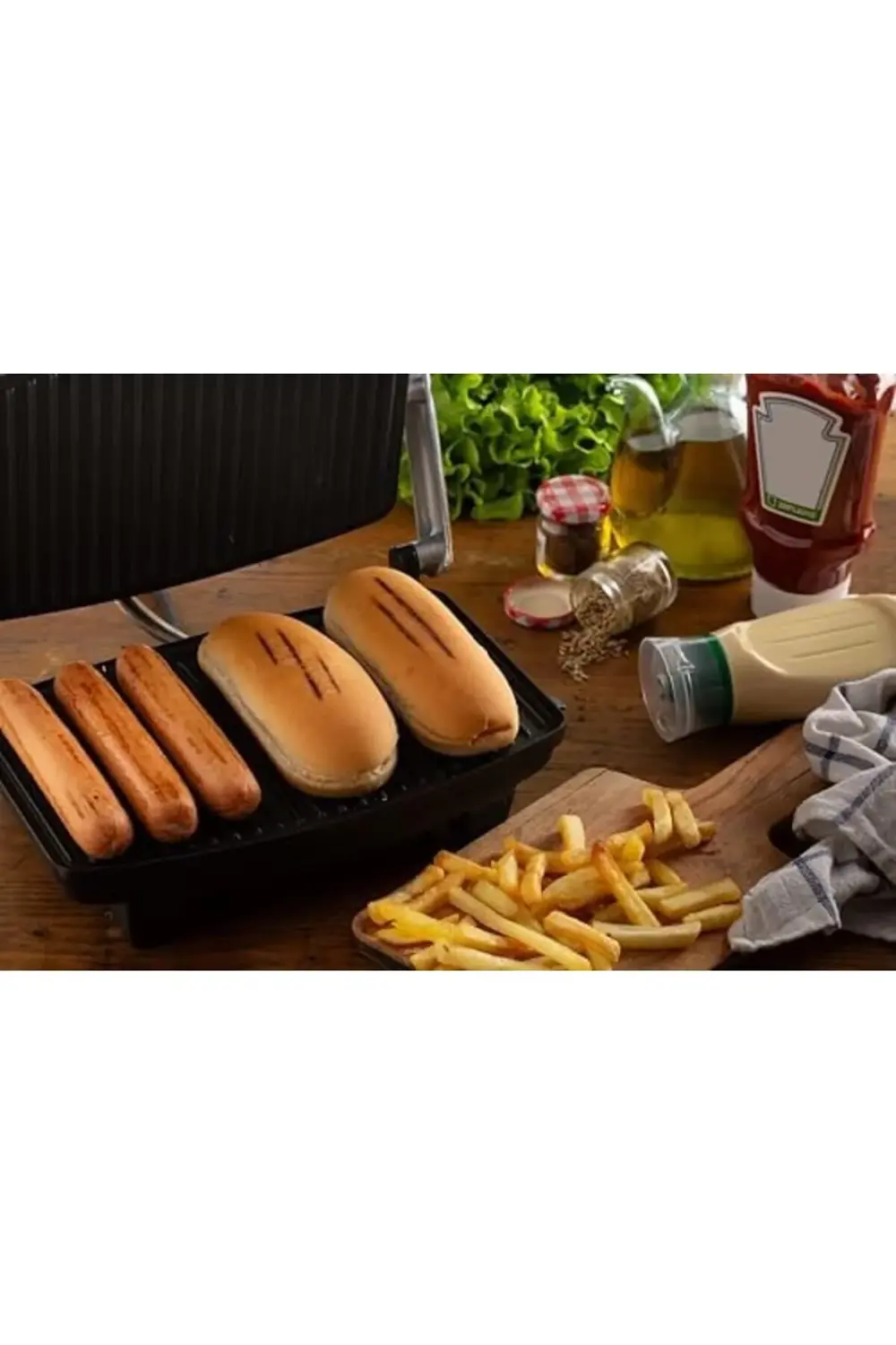 ve Tost Makinesi 1911/10 - Grill Toast Machine, 1000 Watt, Yapışm