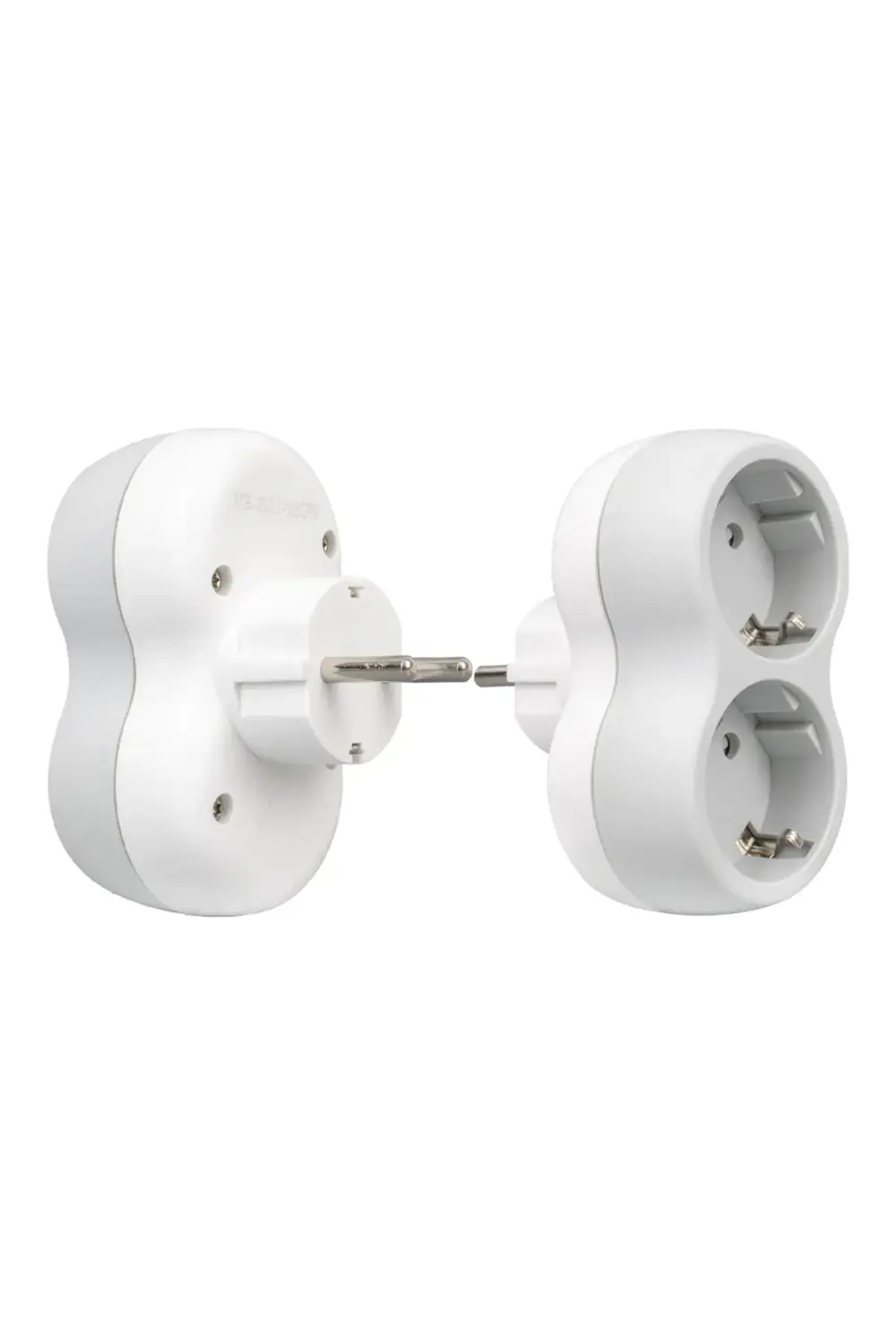 VEA VE-2211-3SGW A CLASS 2Lİ DİKEY ÇOKLU PRİZ (MADE IN MALAYSIA)