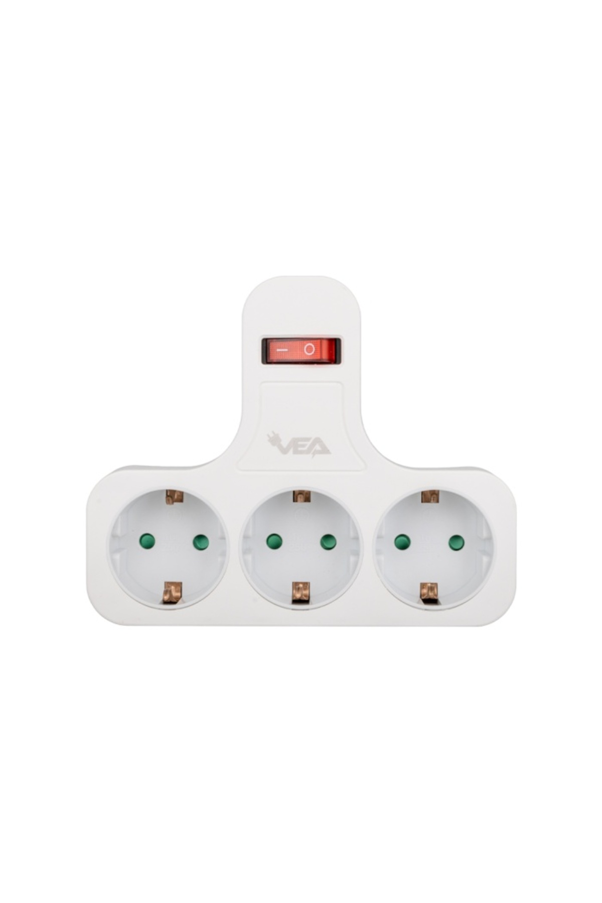 VEA VE-22418 16 AMPER 3500 WATT ANAHTARLI 3LÜ PRİZ