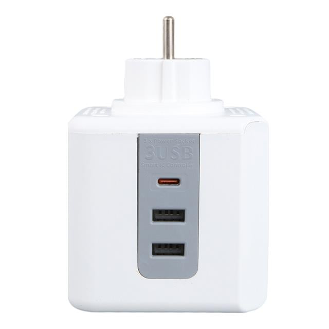 VEA VE-23089 2x USB 1x Type-C 3&amp;apos;lü Çocuk Ve Termal Korum