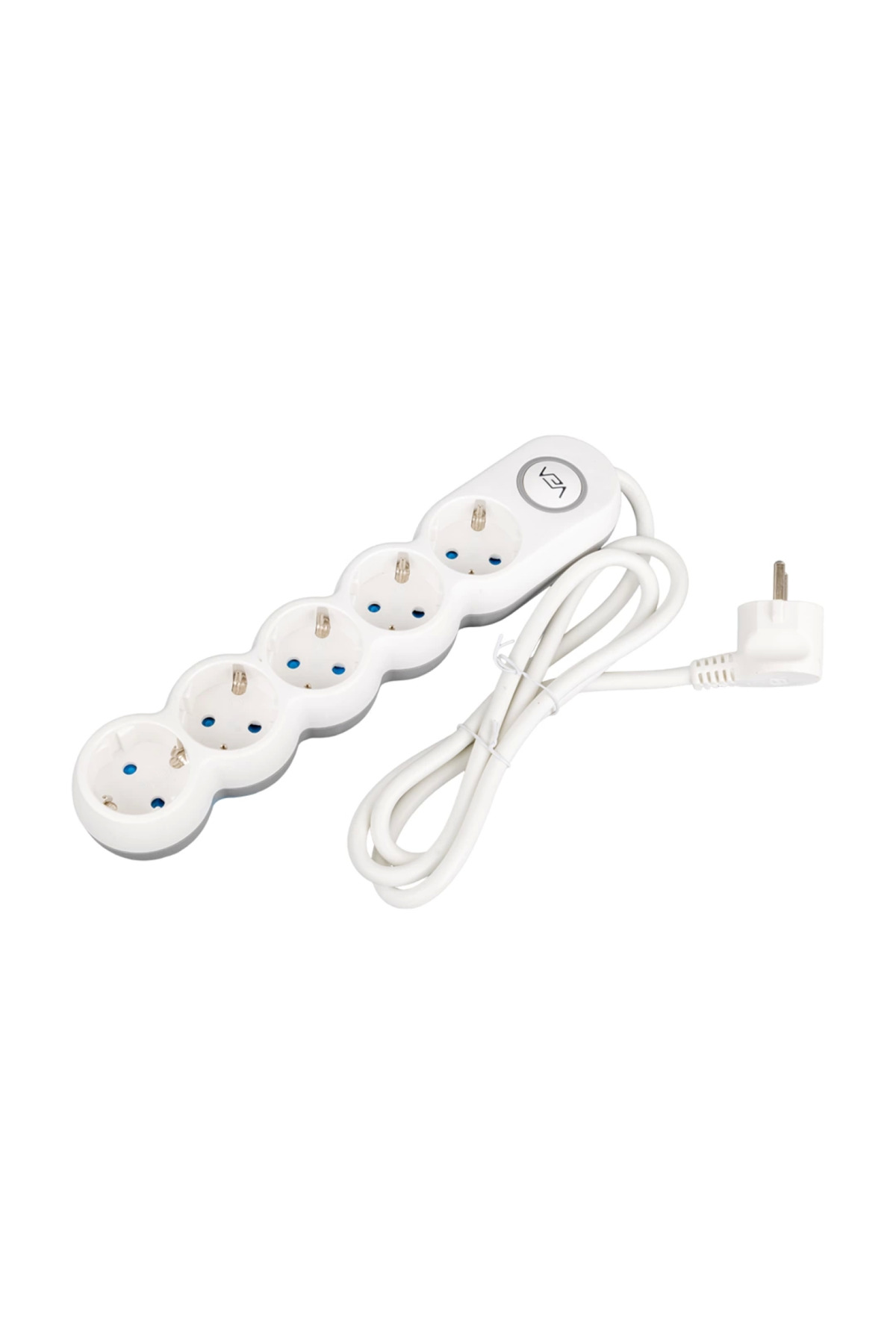 Vea Ve-2s5s 5li 1,5 Metre Kablolu Anahtarlı Beyaz Akım Korumalı G