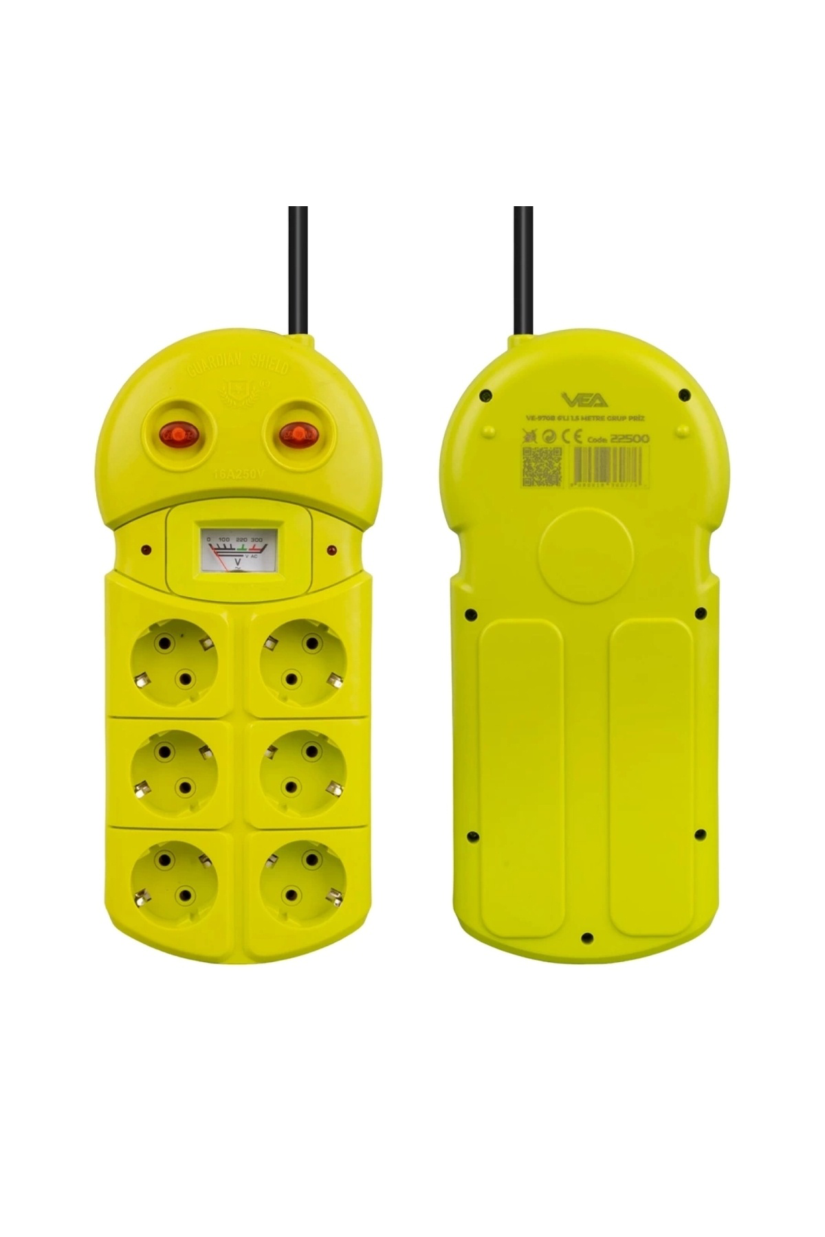 Vea Ve-970b 6lı 1.5 Metre Grup Priz