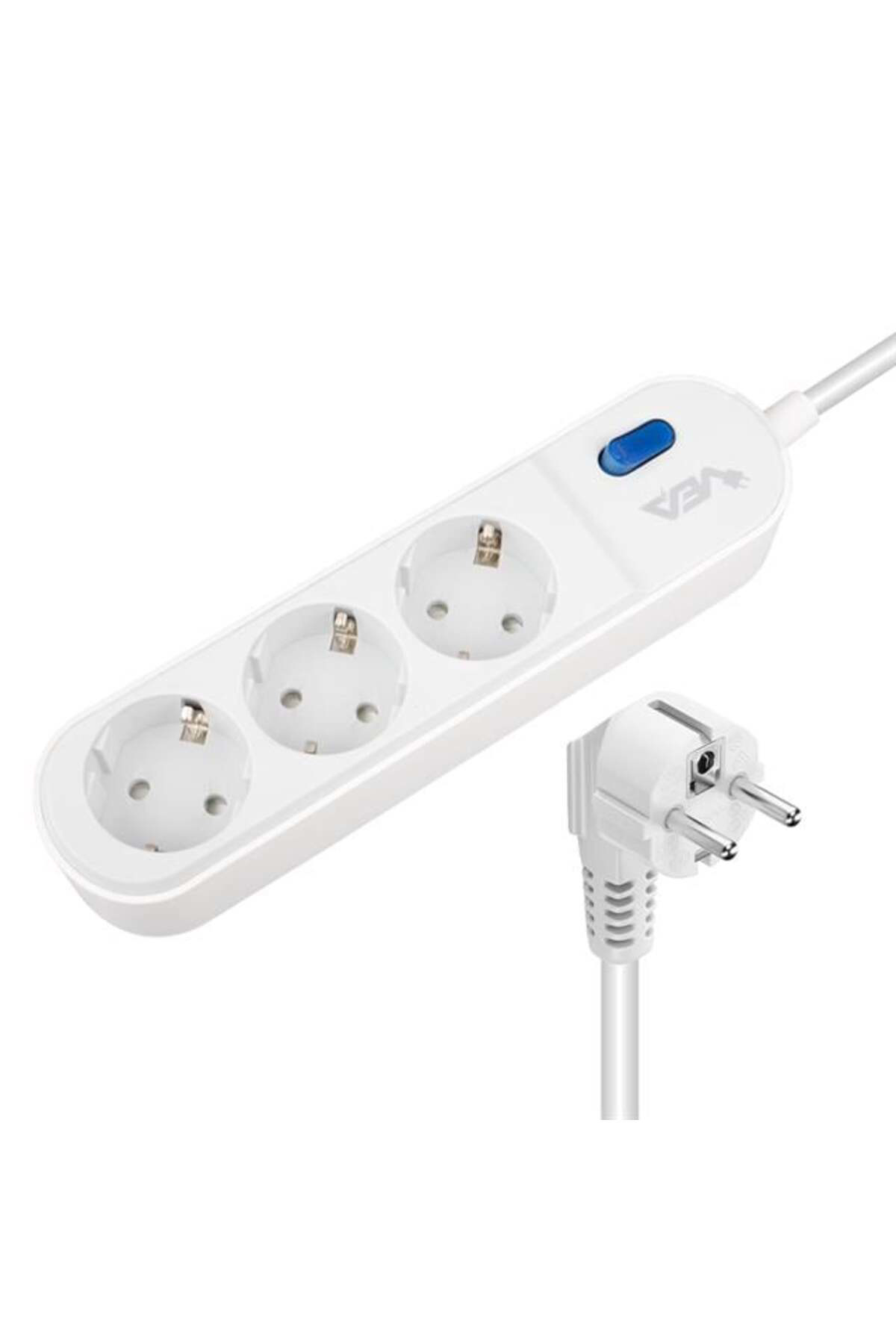 Vea Ve-Vega103 A Class 3'Lü Anahtarlı 1.5 Metre Akım Korumalı Pri