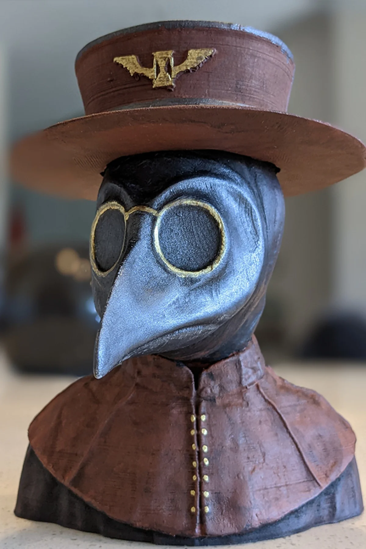 Veba Doktoru Büst Plague Doctor Büst 13CM