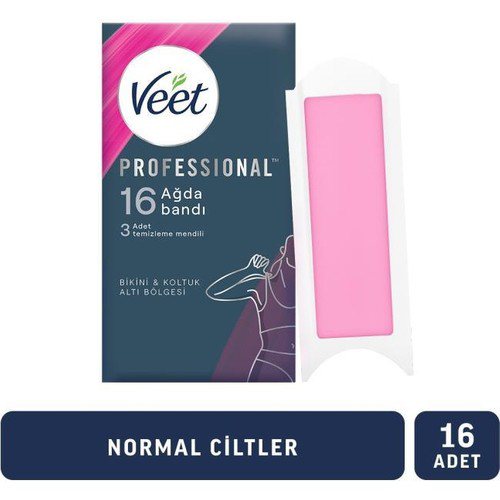 Veet Ağda Bandı Bikini & Koltuk Altı Normal Cilt Tipleri İçin 16 