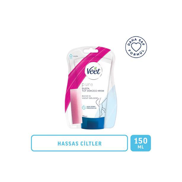 Veet Men Veet Duşta Tüy Dökücü Krem Bacak Ve Vücut Bölgesi Hassas Ciltler 