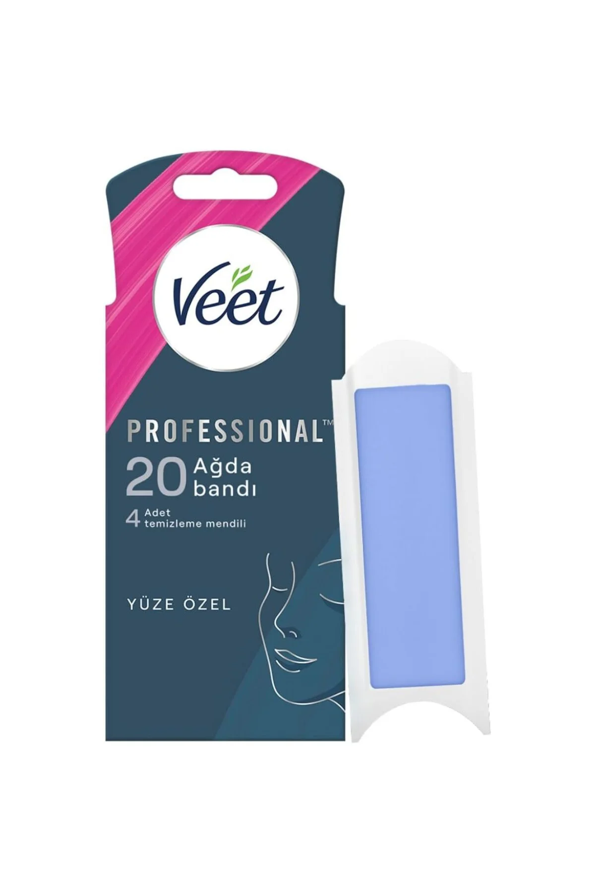 Veet Professional Yüz Ağda Bandı 20'li Hassas Ciltler
