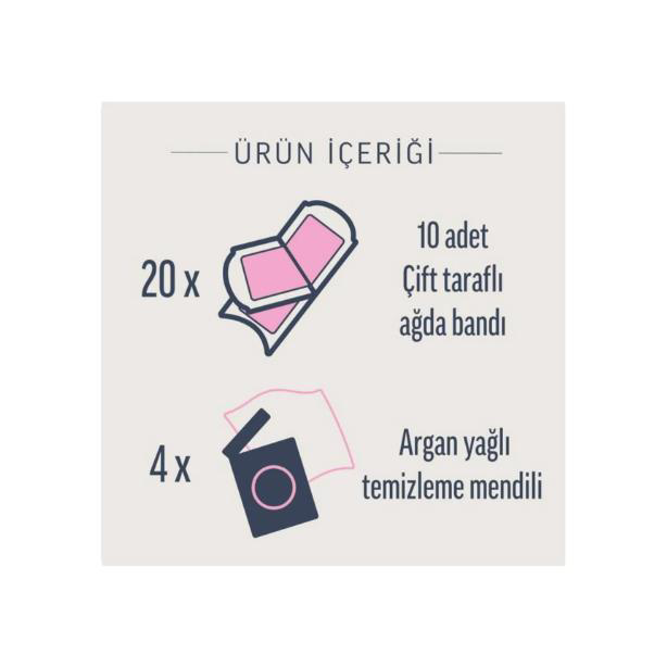 Veet Men Veet Sir Ağda Bantlari Professional  Yüze Özel 20 Li