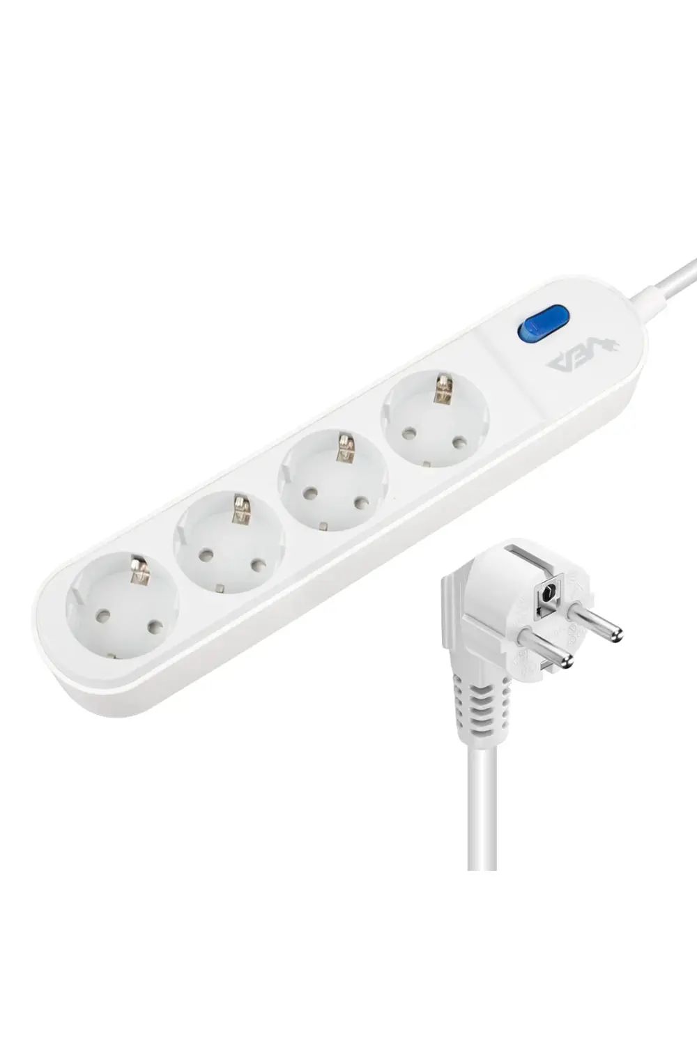 VEGA104 A CLASS 4LÜ ANAHTARLI 1.5 METRE AKIM KORUMALI GRUP PRİZ