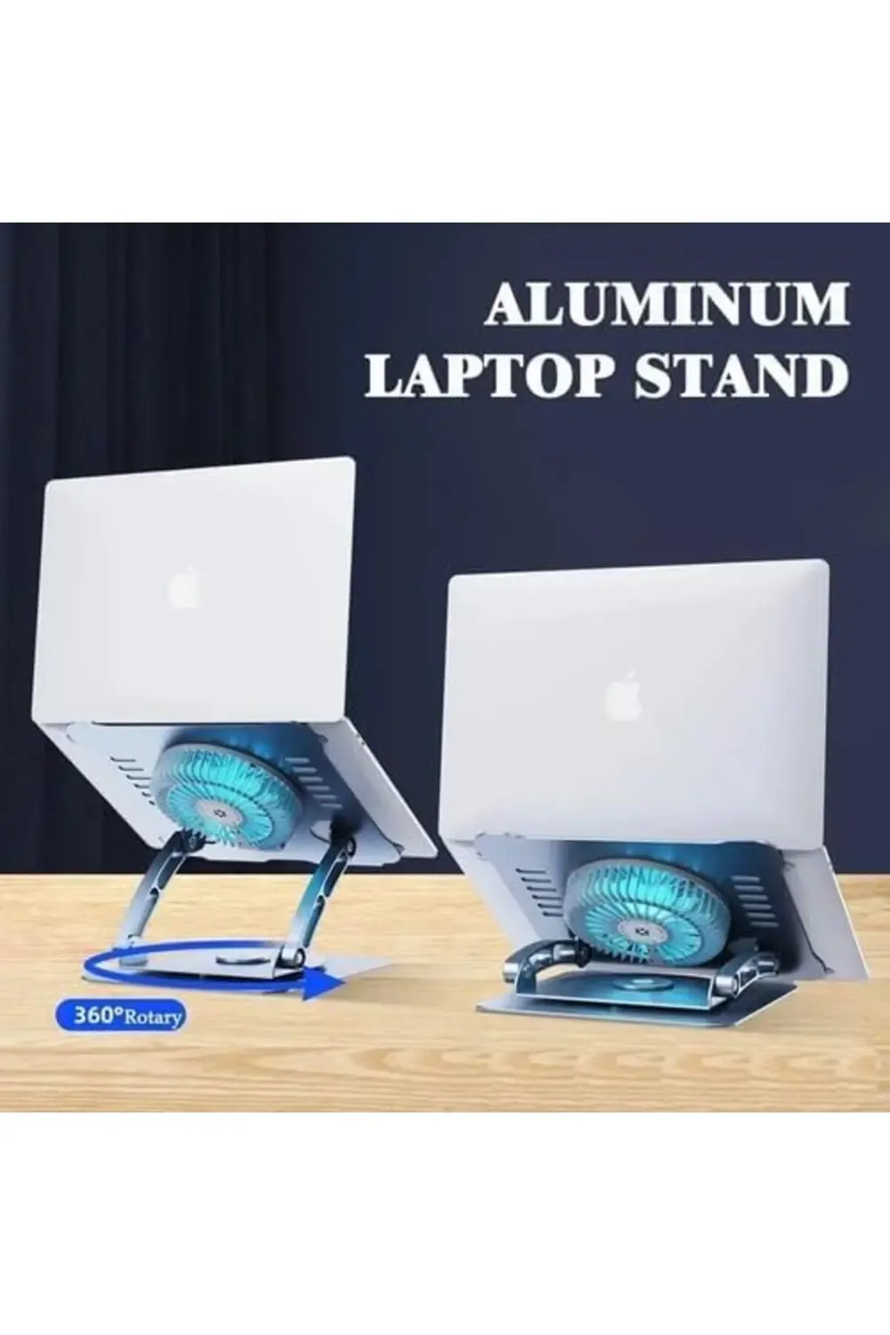 vegaShop 804D 360 Derece Dönebilir Alüminyum Katlanabilir Laptop
