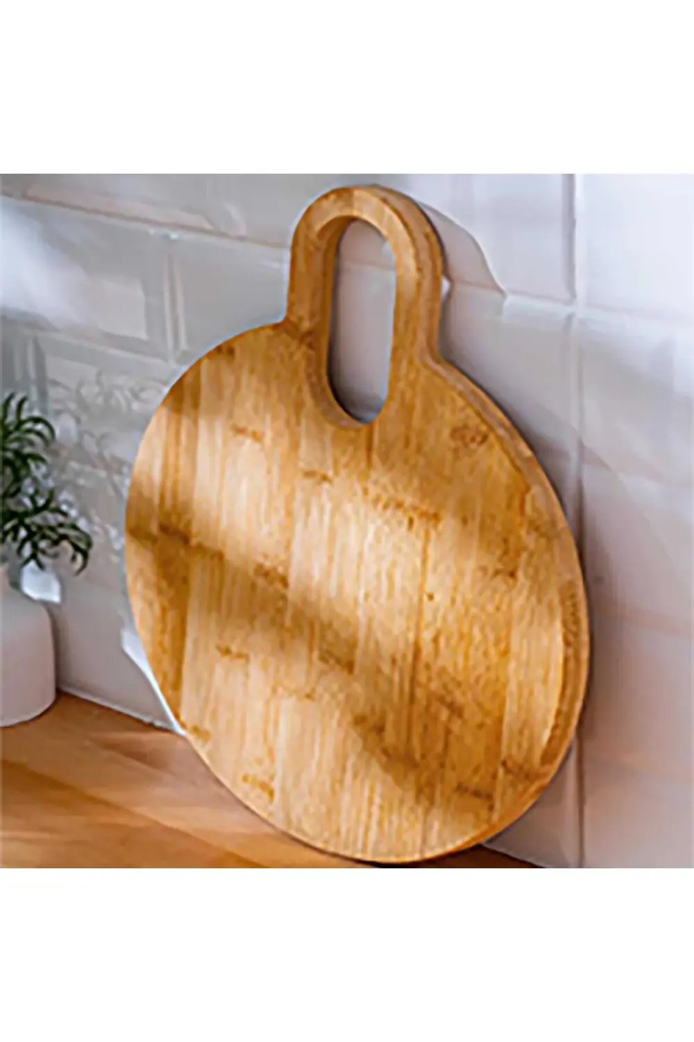 vegaShop Ahşap Kesme Tahtası, Dekoratif Mutfak Sunum Tahtası (Yuv