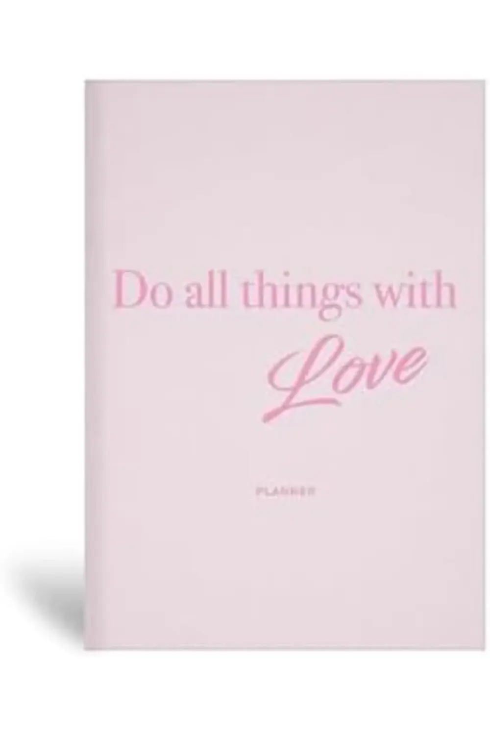 VegaShop Color 15x21 Keten Süresiz Planlayıcı Ajanda Defter Pembe