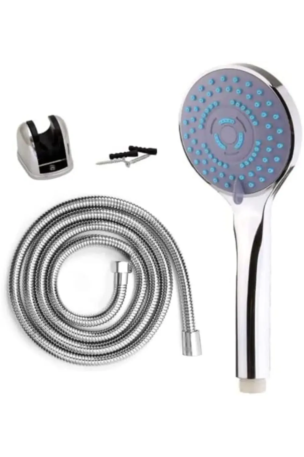 vegaShop Cushy Yüksek Basınçlı 3 Fonksiyonlu Krom Kaplı DUŞ SETİ