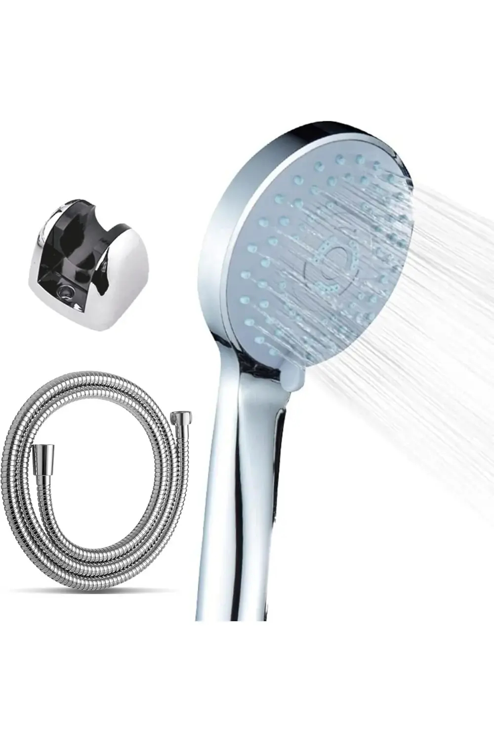 vegaShop Cushy Yüksek Basınçlı 3 Fonksiyonlu Krom Kaplı DUŞ SETİ