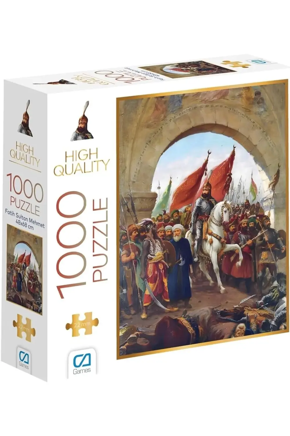 vegaShop Games Fatih Sultan Mehmet 1000 Parça 2,2mm Kalınlık 48x6