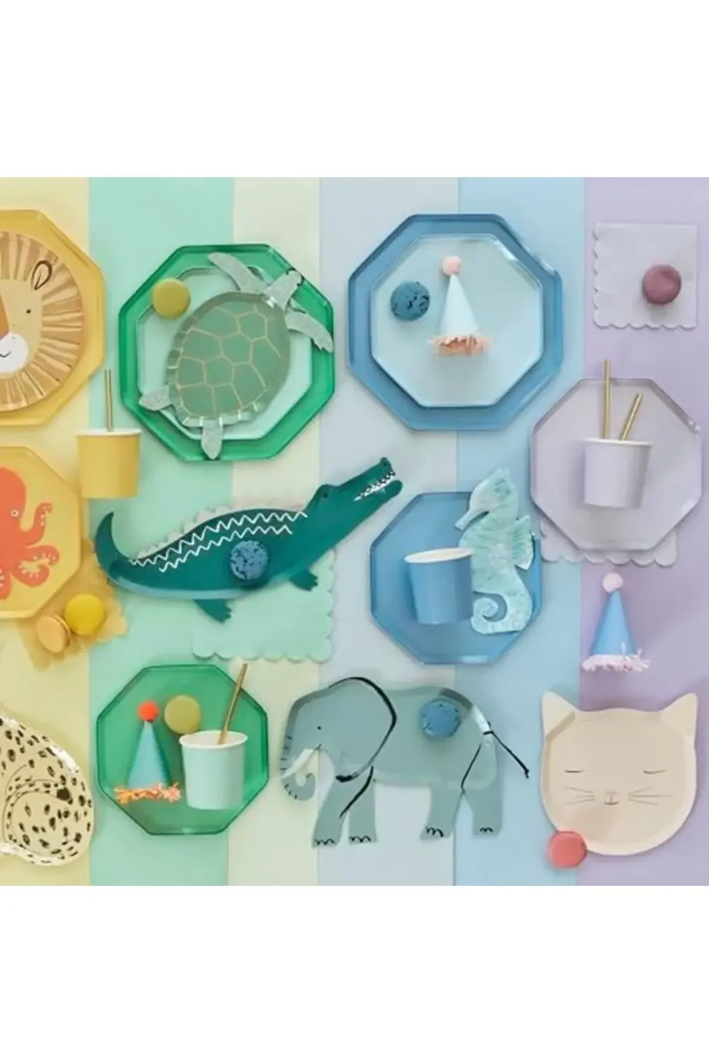 vegaShop Meri - Sea Foam Green Side Plates - Deniz Köpüğü Yeşili