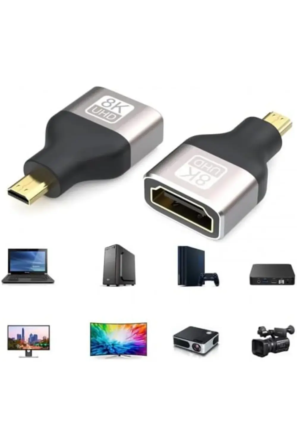 vegaShop micro hdmi çevirici 8k uhd hdmi micro hdmi çevirici CEP