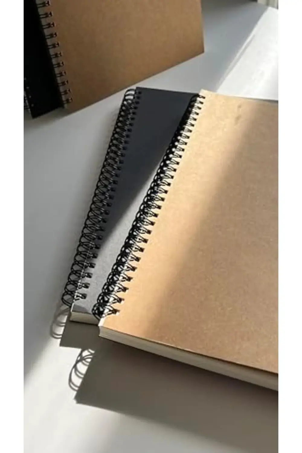 vegaShop Tanıtım Spiralli Defter, Kraft Kapaklı, B5 Boyutunda (18