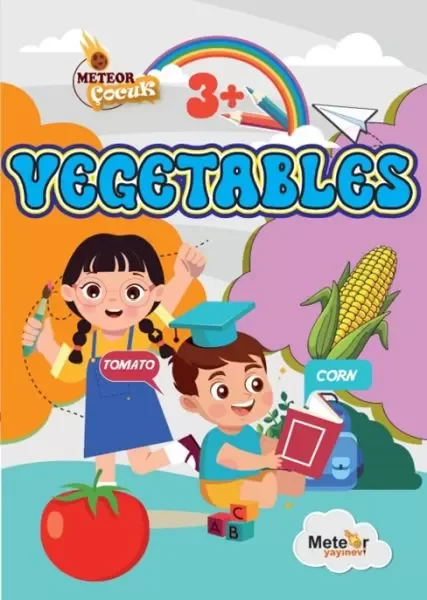 Vegetables (Sebzeler) Türkçe – İngilizce Boyama Kitabı Fiyatı, Yorumları ve Özellikleri