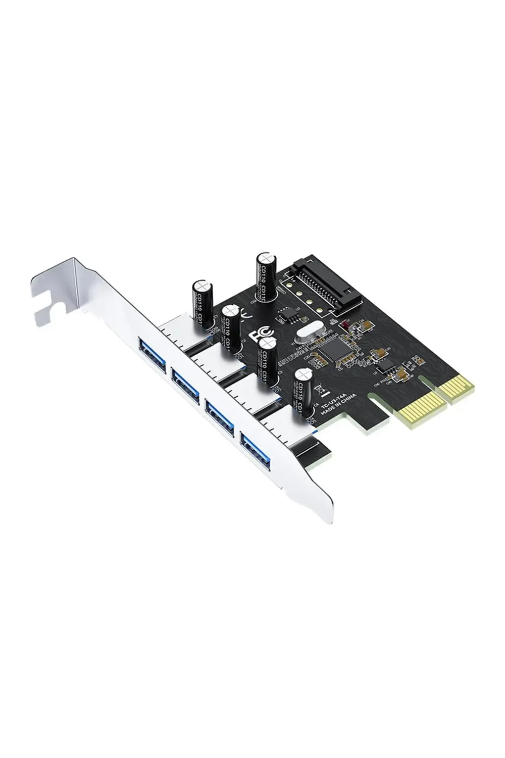 Veggieg Pcı-e Express 4 Portlu Usb 3.0 Hub Çoklayıcı Kart