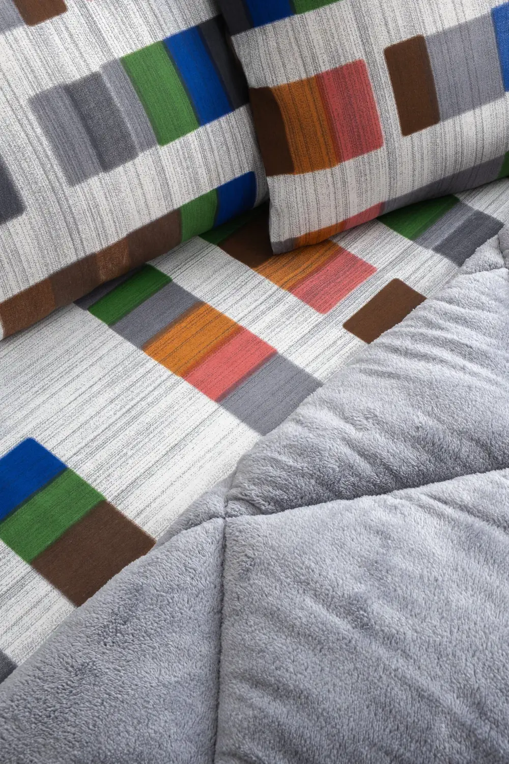 Veluna Tek Kişilik Wellsoft Yorgan Uyku Seti Lastikli Çarşaflı Ya