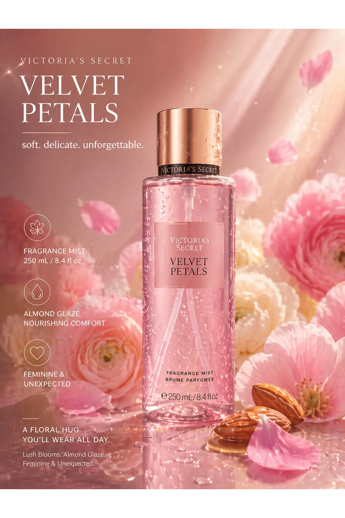 Velvet Petals Vücut Spreyi