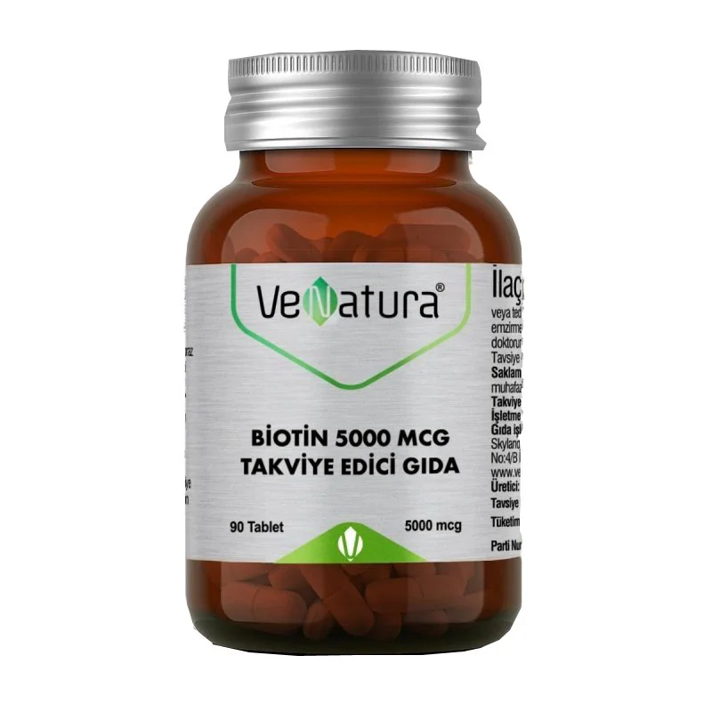 Venatura Biotin 5000mcg 90 Tablet Venatura Biotin 5000mcg 90 Tablet