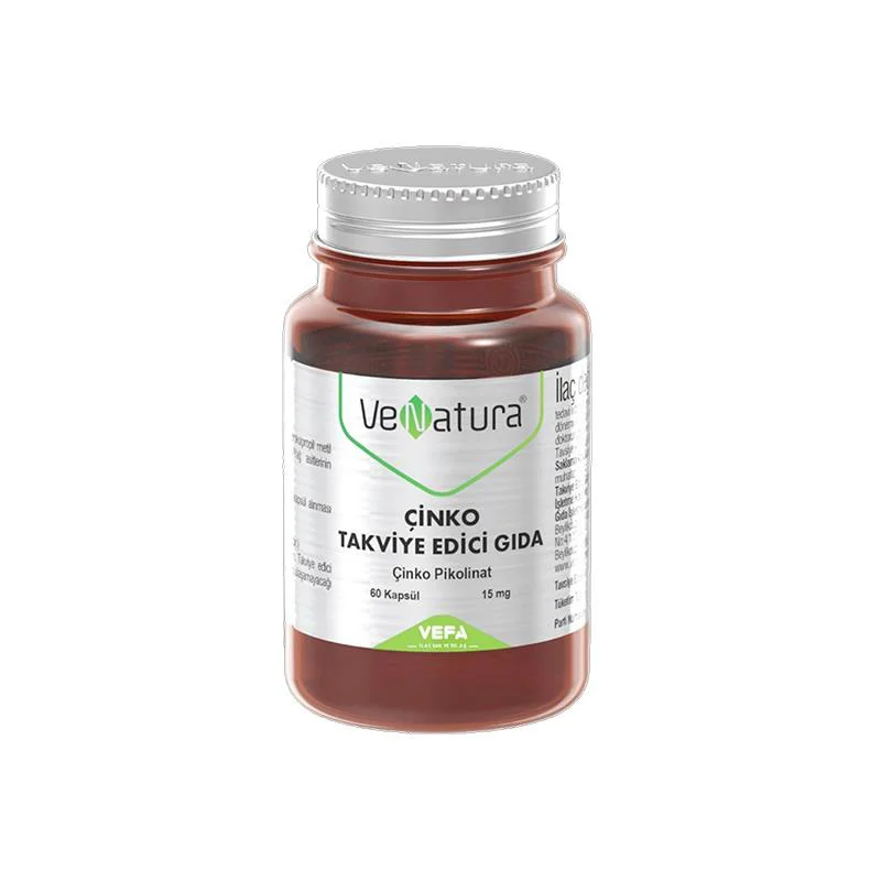 Venatura Çinko Pikolinat 15mg 60 Kapsül