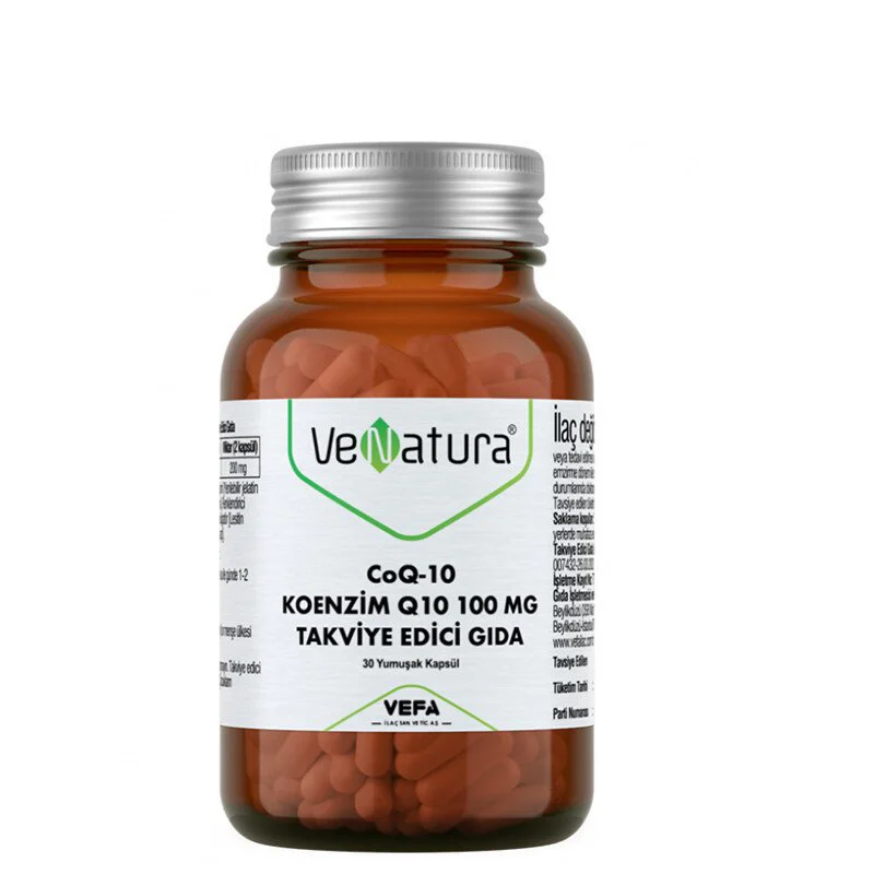 Venatura CoQ-10 Koenzim Q10 100mg 30 Kapsül Venatura CoQ-10 Koenzim Q10 100mg 30 Kapsül