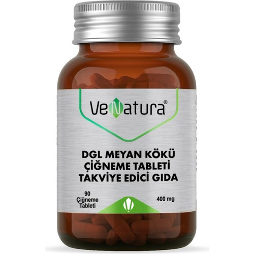 VeNatura Dgl Meyan Kökü 90 Çiğneme Tablet
