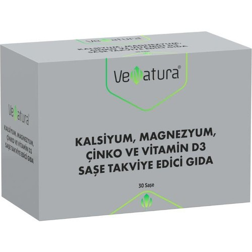 Venatura Kalsiyum Magnezyum Çinko Ve Vitamin D3 30 Saşe