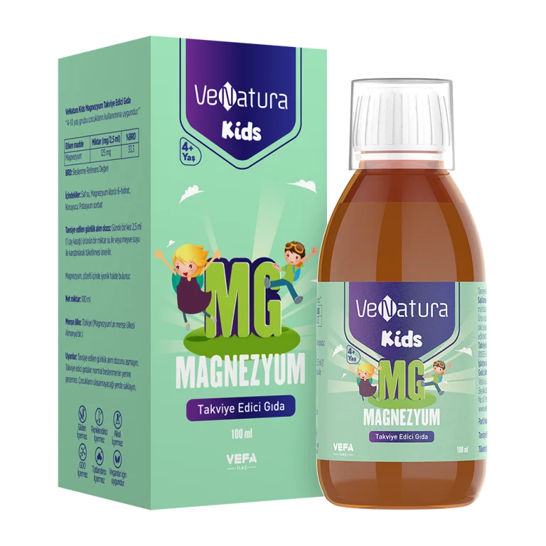 Venatura Kids Magnezyum 125mg 100ml Venatura Kids Magnezyum 125mg 100ml