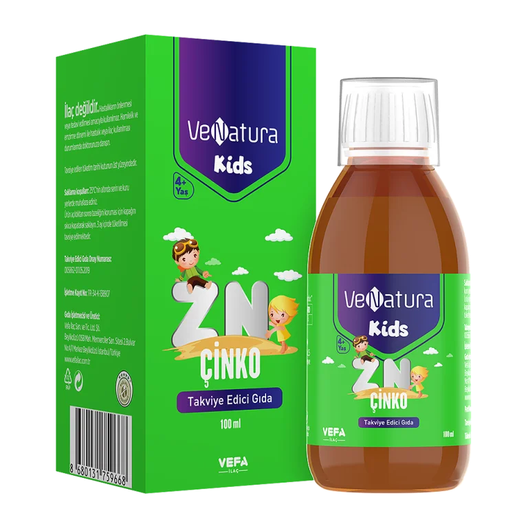 Venatura Kids ZN Çinko 3mg Şurup 100ml