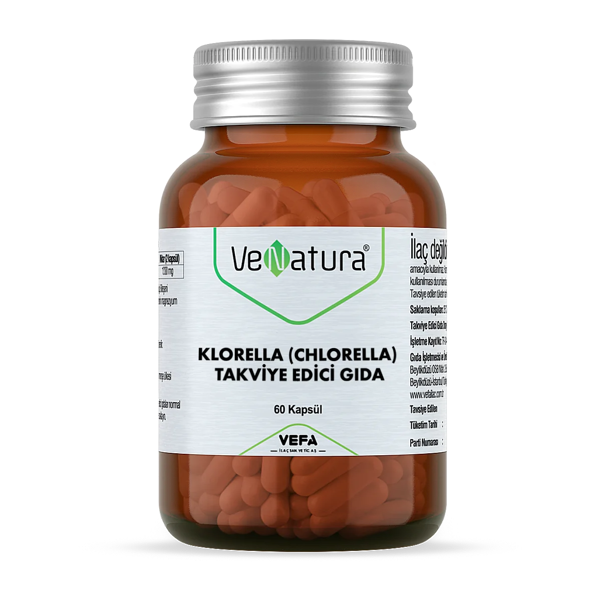 VeNatura Klorella (Chlorella) 60 Kapsül