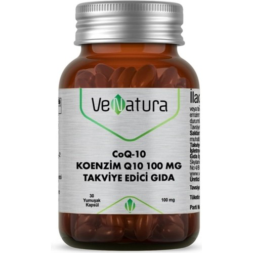 Venatura Koenzim Q10 30 Yumuşak Kapsül