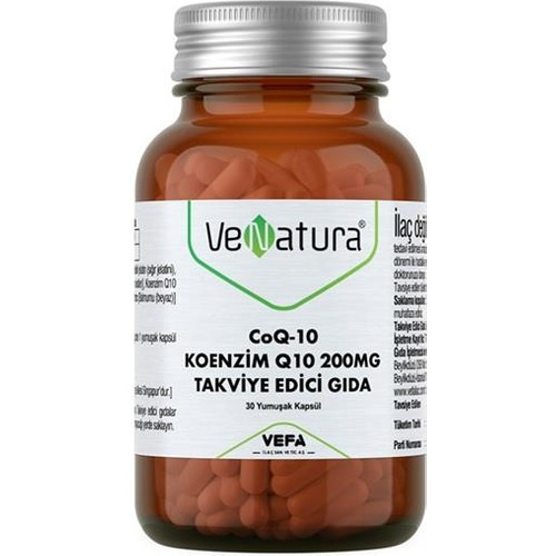 Venatura Koenzim Q10 200 mg 30 Kapsül